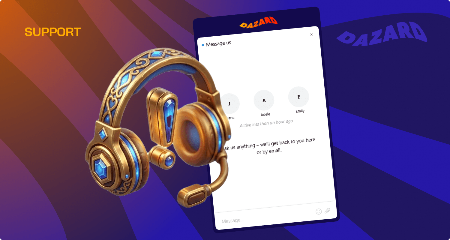 Dazard Online Casino will help you with your problems