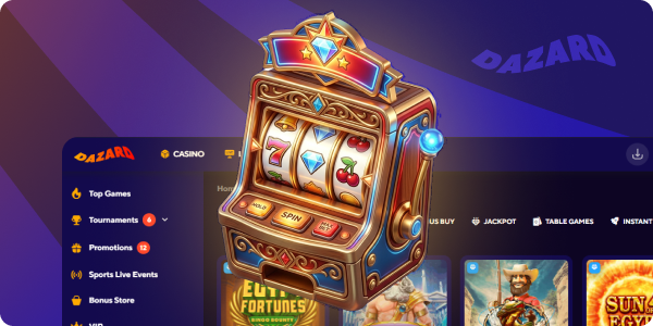 There are many slots available at Dazard Online Casino