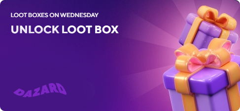 Loot Boxes on Wednesday at Dazard online Casino