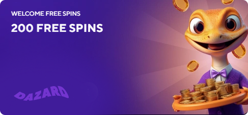 Welcome Free Spins at Dazard online Casino